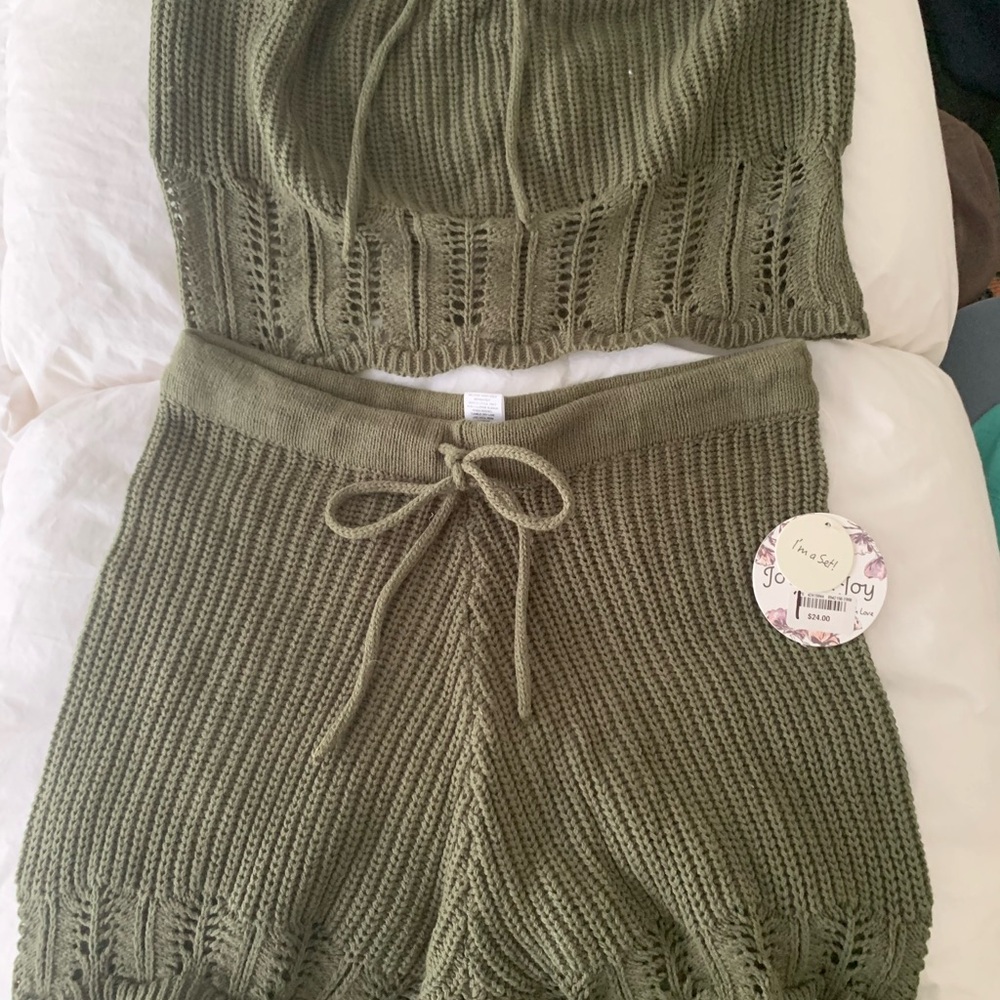 Two piece short set